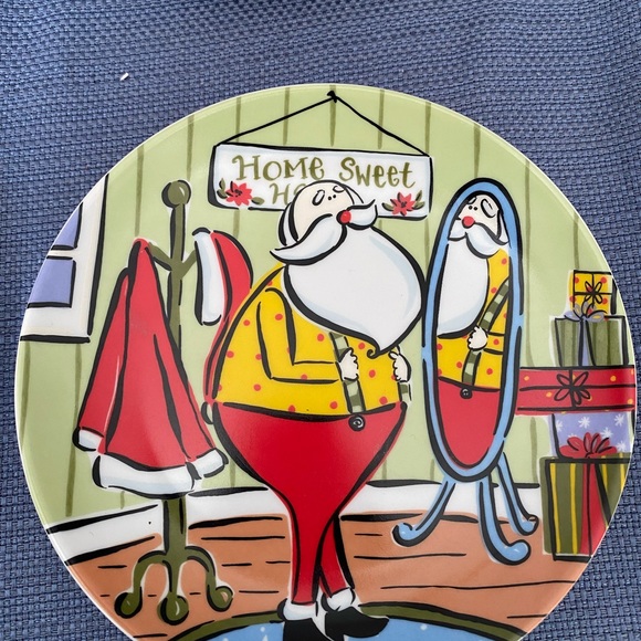 Boston warehouse trading company Christmas plates 2002 north pole pals - Picture 4 of 6